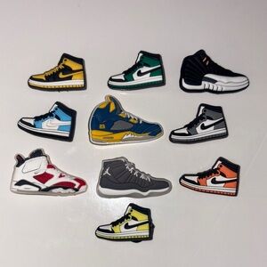 Colorful Sneaker Croc Charms Set NEW